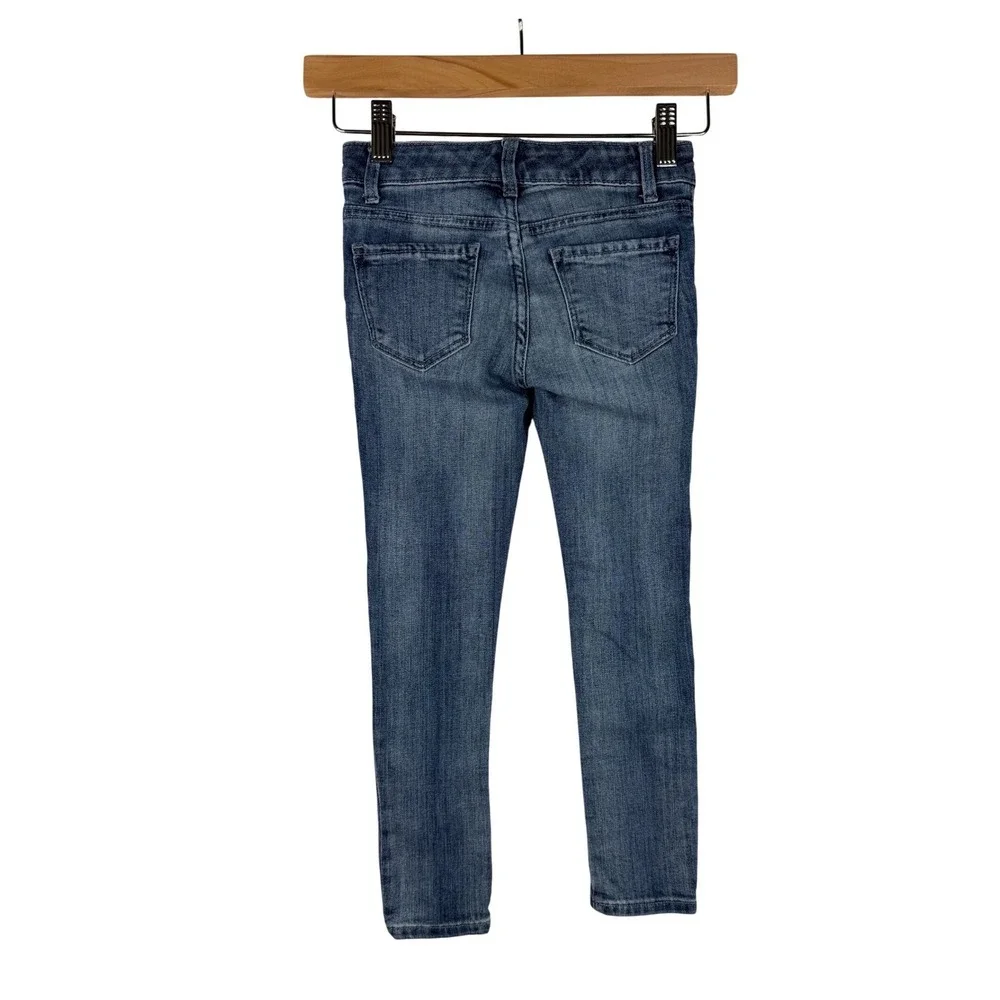 Gap Kids Bee/Star Aplique Super Skinny‎ Jeans size 6 Blue